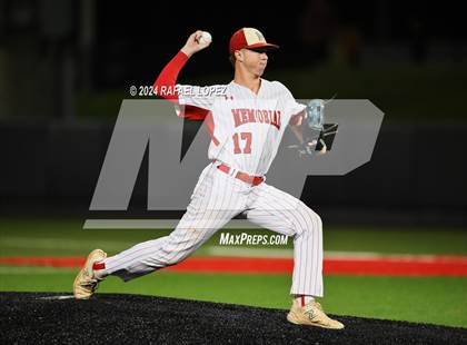 Thumbnail 1 in Memorial vs. Pearland (UIL Baseball 6A Region 3 Regional Semifinal) photogallery.