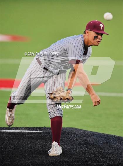 Thumbnail 1 in Memorial vs. Pearland (UIL Baseball 6A Region 3 Regional Semifinal) photogallery.