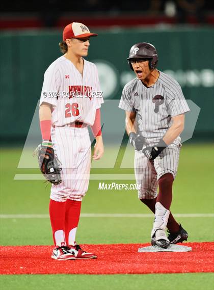 Thumbnail 1 in Memorial vs. Pearland (UIL Baseball 6A Region 3 Regional Semifinal) photogallery.