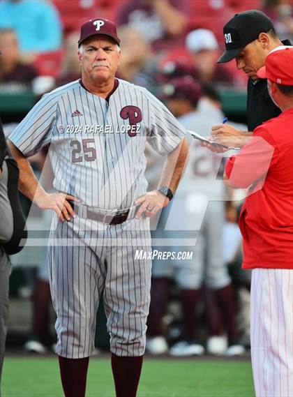Thumbnail 1 in Memorial vs. Pearland (UIL Baseball 6A Region 3 Regional Semifinal) photogallery.
