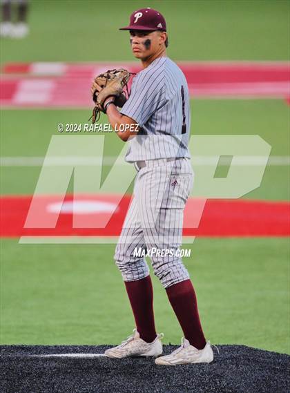 Thumbnail 1 in Memorial vs. Pearland (UIL Baseball 6A Region 3 Regional Semifinal) photogallery.