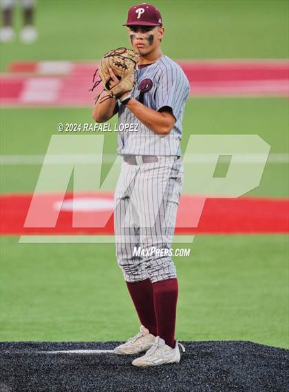 Thumbnail 3 in Memorial vs. Pearland (UIL Baseball 6A Region 3 Regional Semifinal) photogallery.