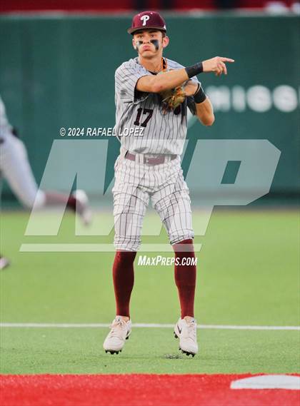 Thumbnail 1 in Memorial vs. Pearland (UIL Baseball 6A Region 3 Regional Semifinal) photogallery.