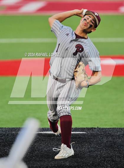 Thumbnail 3 in Memorial vs. Pearland (UIL Baseball 6A Region 3 Regional Semifinal) photogallery.