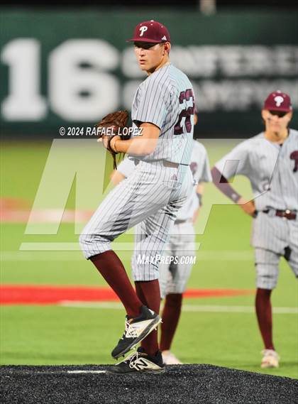 Thumbnail 3 in Memorial vs. Pearland (UIL Baseball 6A Region 3 Regional Semifinal) photogallery.