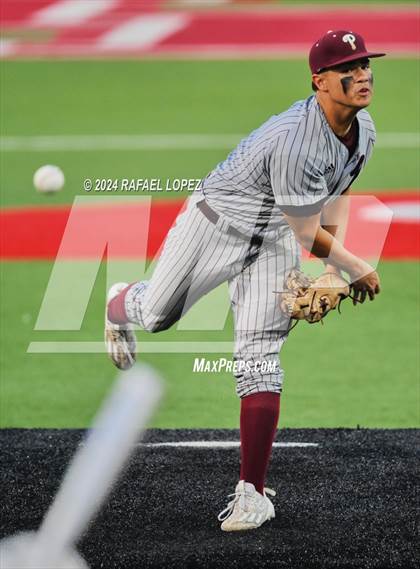 Thumbnail 3 in Memorial vs. Pearland (UIL Baseball 6A Region 3 Regional Semifinal) photogallery.