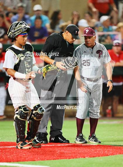 Thumbnail 3 in Memorial vs. Pearland (UIL Baseball 6A Region 3 Regional Semifinal) photogallery.