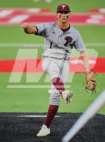 Thumbnail 3 in Memorial vs. Pearland (UIL Baseball 6A Region 3 Regional Semifinal) photogallery.