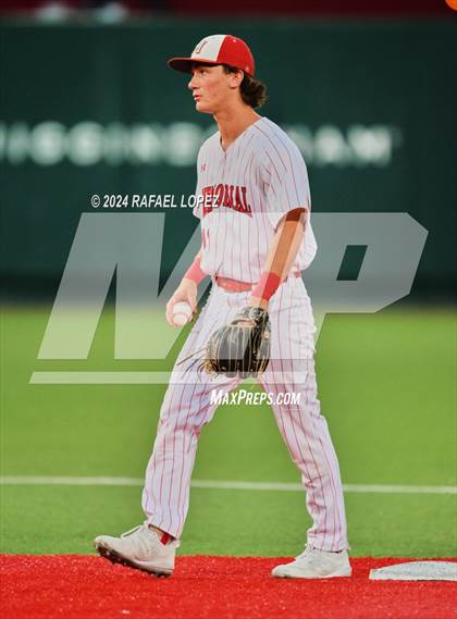 Thumbnail 3 in Memorial vs. Pearland (UIL Baseball 6A Region 3 Regional Semifinal) photogallery.