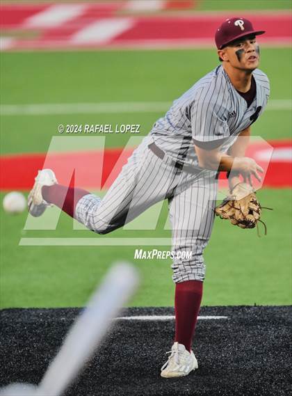 Thumbnail 1 in Memorial vs. Pearland (UIL Baseball 6A Region 3 Regional Semifinal) photogallery.