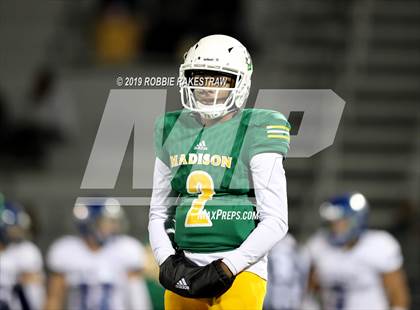 Thumbnail 1 in Rains vs. Madison (UIL 3A Division 1 Region 2 Bi-District) photogallery.
