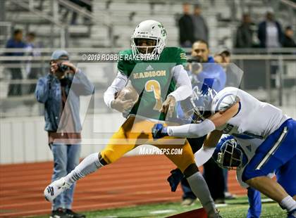 Thumbnail 2 in Rains vs. Madison (UIL 3A Division 1 Region 2 Bi-District) photogallery.