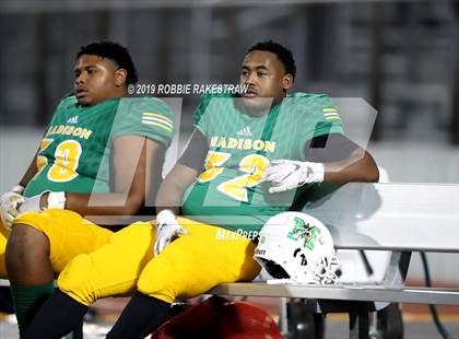 Thumbnail 3 in Rains vs. Madison (UIL 3A Division 1 Region 2 Bi-District) photogallery.