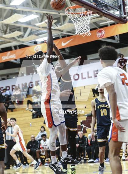 Thumbnail 2 in Bishop Gorman vs. Wheeler (Spalding Hoophall Classic) photogallery.
