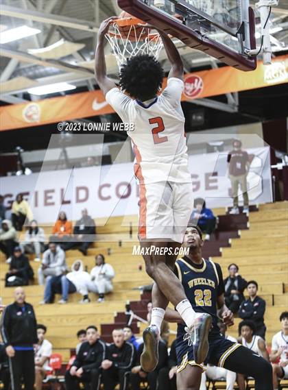 Thumbnail 2 in Bishop Gorman vs. Wheeler (Spalding Hoophall Classic) photogallery.