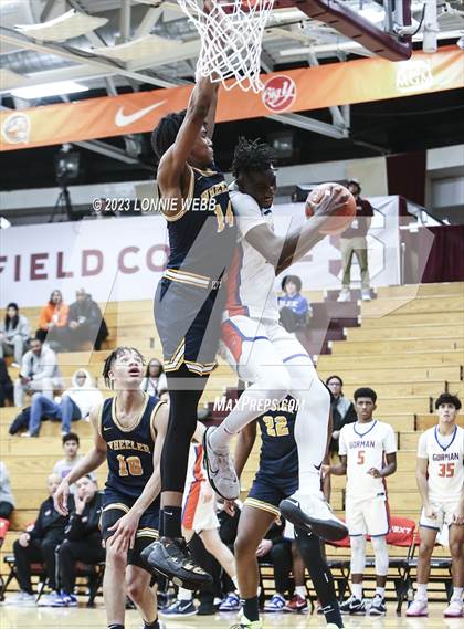 Thumbnail 3 in Bishop Gorman vs. Wheeler (Spalding Hoophall Classic) photogallery.
