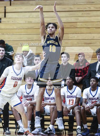 Thumbnail 1 in Bishop Gorman vs. Wheeler (Spalding Hoophall Classic) photogallery.