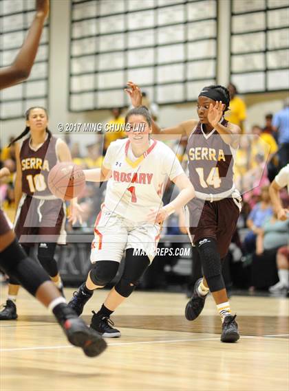 Thumbnail 3 in Serra @ Rosary Academy (CIF SoCal Regional D3 Final) photogallery.