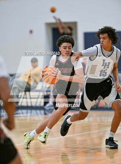 Thumbnail 3 in Lake Howell vs Wiregrass Ranch (The Hoop Vibe Preseason) photogallery.