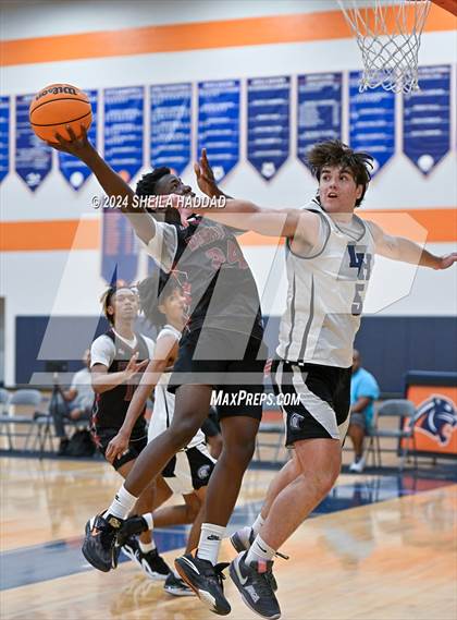 Thumbnail 3 in Lake Howell vs Wiregrass Ranch (The Hoop Vibe Preseason) photogallery.
