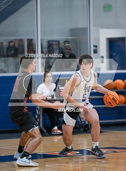 Thumbnail 2 in Lake Howell vs Wiregrass Ranch (The Hoop Vibe Preseason) photogallery.