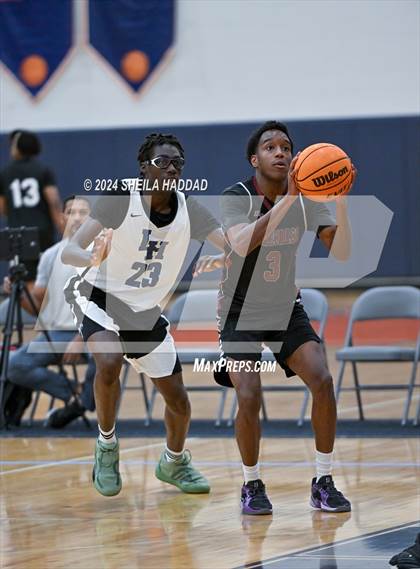 Thumbnail 3 in Lake Howell vs Wiregrass Ranch (The Hoop Vibe Preseason) photogallery.