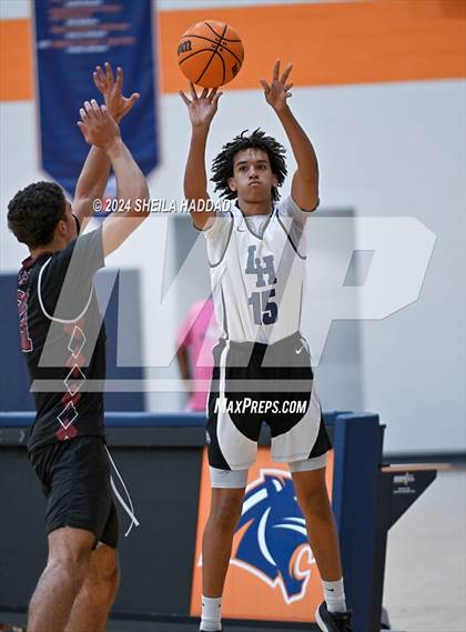 Thumbnail 3 in Lake Howell vs Wiregrass Ranch (The Hoop Vibe Preseason) photogallery.