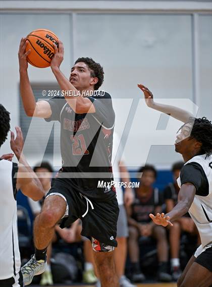 Thumbnail 3 in Lake Howell vs Wiregrass Ranch (The Hoop Vibe Preseason) photogallery.