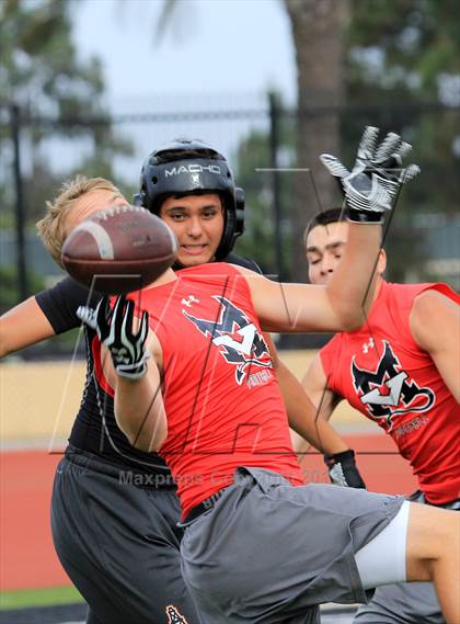 Thumbnail 3 in Huntington Beach 7-on-7 Tournament photogallery.