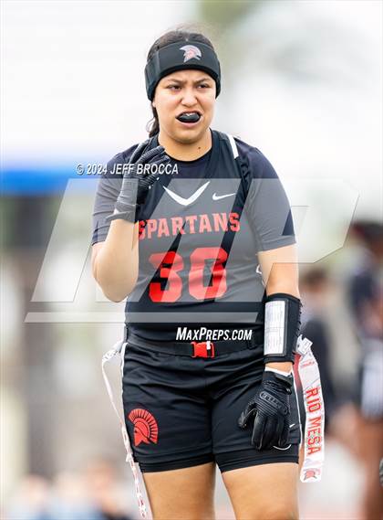 Thumbnail 1 in Rio Mesa vs. St. Bonaventure (Coastal Clash Tournament) 10/5/2024 photogallery.