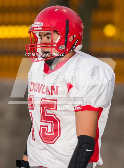 Thumbnail 1 in Duncan @ NFL Yet Academy (AIA Division 1A Playoff) photogallery.