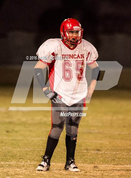 Thumbnail 2 in Duncan @ NFL Yet Academy (AIA Division 1A Playoff) photogallery.