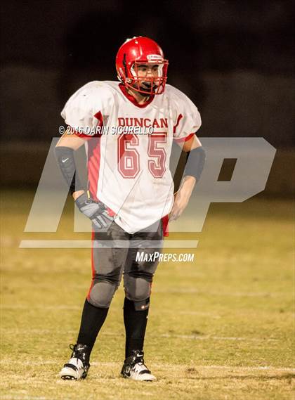 Thumbnail 3 in Duncan @ NFL Yet Academy (AIA Division 1A Playoff) photogallery.