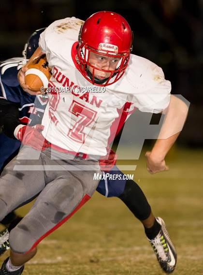 Thumbnail 2 in Duncan @ NFL Yet Academy (AIA Division 1A Playoff) photogallery.