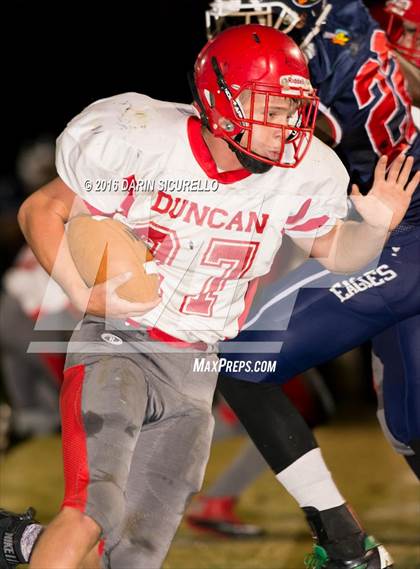Thumbnail 1 in Duncan @ NFL Yet Academy (AIA Division 1A Playoff) photogallery.