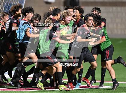 Thumbnail 3 in Lake Travis vs Plano (UIL 6A Boys Soccer State Final) photogallery.