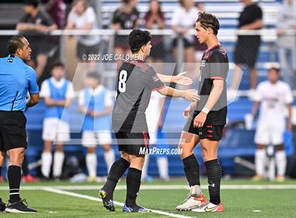 Thumbnail 1 in Lake Travis vs Plano (UIL 6A Boys Soccer State Final) photogallery.