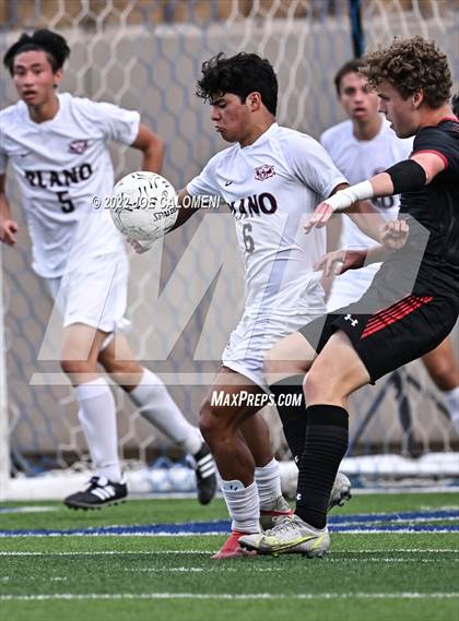 Thumbnail 2 in Lake Travis vs Plano (UIL 6A Boys Soccer State Final) photogallery.