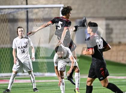 Thumbnail 2 in Lake Travis vs Plano (UIL 6A Boys Soccer State Final) photogallery.