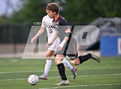 Thumbnail 3 in Lake Travis vs Plano (UIL 6A Boys Soccer State Final) photogallery.