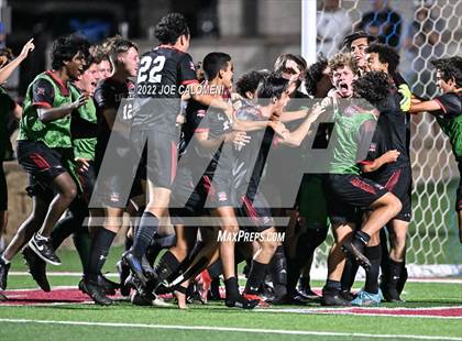 Thumbnail 1 in Lake Travis vs Plano (UIL 6A Boys Soccer State Final) photogallery.