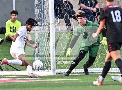 Thumbnail 1 in Lake Travis vs Plano (UIL 6A Boys Soccer State Final) photogallery.