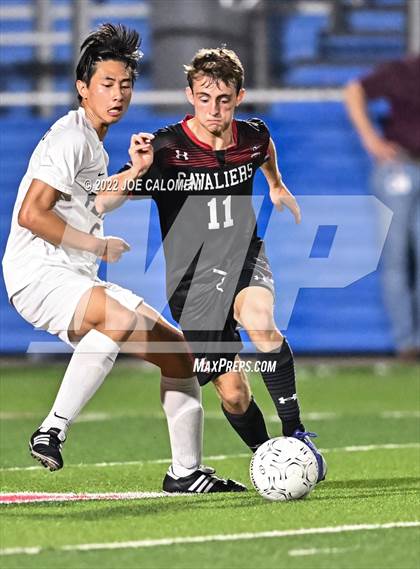 Thumbnail 2 in Lake Travis vs Plano (UIL 6A Boys Soccer State Final) photogallery.