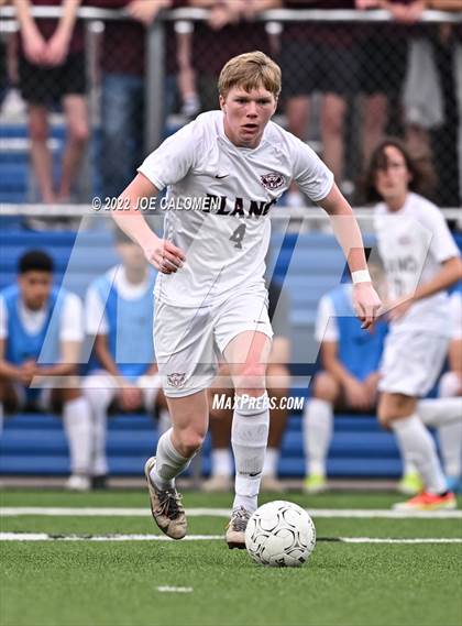 Thumbnail 2 in Lake Travis vs Plano (UIL 6A Boys Soccer State Final) photogallery.