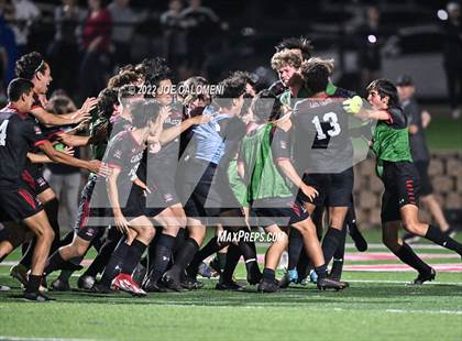Thumbnail 2 in Lake Travis vs Plano (UIL 6A Boys Soccer State Final) photogallery.