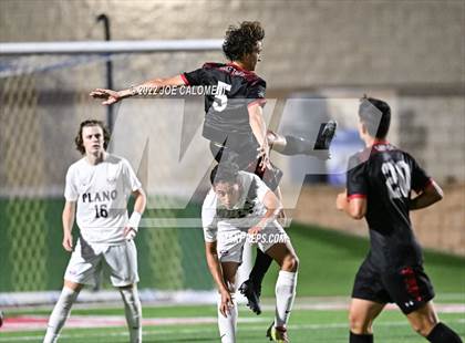 Thumbnail 1 in Lake Travis vs Plano (UIL 6A Boys Soccer State Final) photogallery.