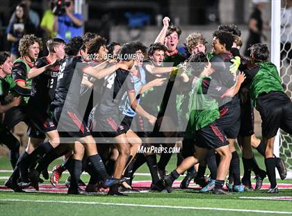 Thumbnail 1 in Lake Travis vs Plano (UIL 6A Boys Soccer State Final) photogallery.