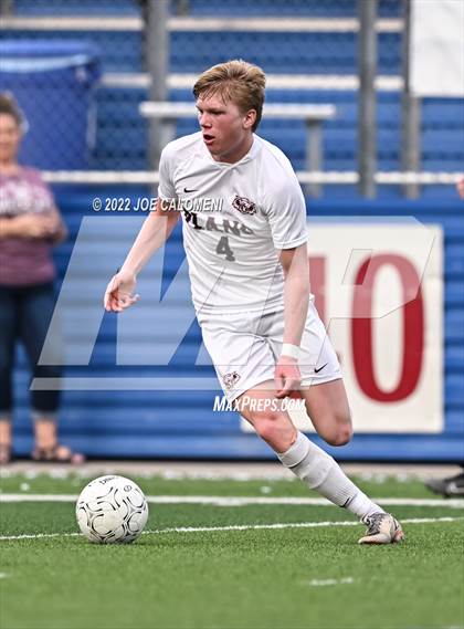 Thumbnail 1 in Lake Travis vs Plano (UIL 6A Boys Soccer State Final) photogallery.