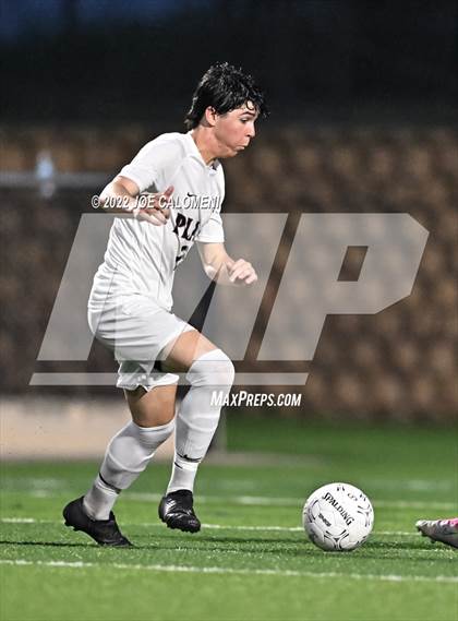 Thumbnail 2 in Lake Travis vs Plano (UIL 6A Boys Soccer State Final) photogallery.