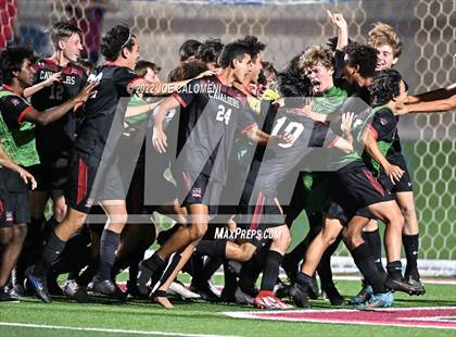 Thumbnail 3 in Lake Travis vs Plano (UIL 6A Boys Soccer State Final) photogallery.